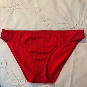 Hollister Bright Red Swim Bottom